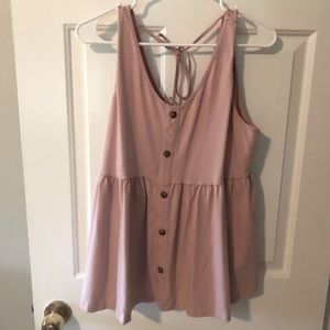Flowy pink tank top, SHEIN